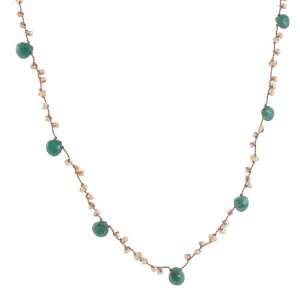  Christina Stankard  Emerald Pearl Necklace Jewelry