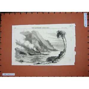  1855 Ship Wreck Croesus Transport Fruttuoso Bay Sea
