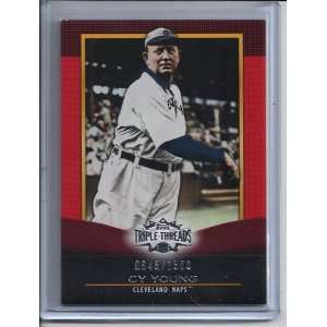 Cy Young 2011 Topps Triple Threads Serial #d 0948/1500 CLEVELAND NAPS