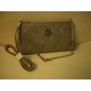  Dana Buchman Hill Mini Convertible Silver Shoulder Bag $59 