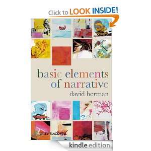 Basic Elements of Narrative David Herman  Kindle Store