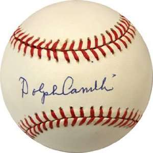  Dolph Camilli Autographed Baseball (James Spence 