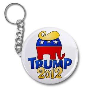 DONALD TRUMP for PRESIDENT Politics 2012 Hair 2.25 inch Button Style 