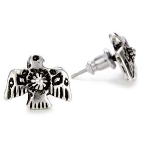  Low Luv by Erin Wasson Silver Plated Thunderbird Stud 