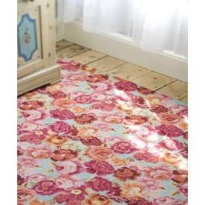  Dash and Albert Kaffe Fassett Bed of Roses Rug 8x10