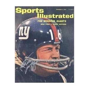 Frank Gifford Autographed/Hand Signed Sports Illustrated Magazine (New 