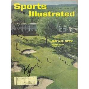 Gene Littler Autographed / Signed Sports Illustrated Magazine June 12 