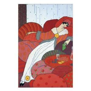  Seated Woman   Poster by Georges Barbier (18x24)