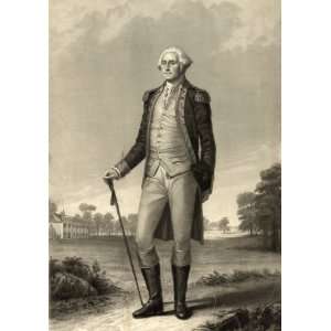  George Washington, by Thomas Hicks, Published ca. 1855 