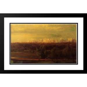 Inness, George 40x28 Framed and Double Matted Visionary Landscape