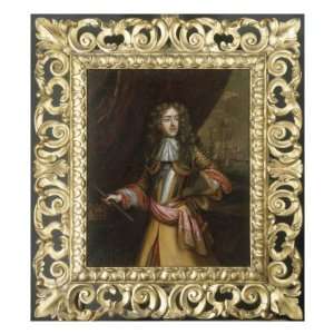  Portrait of James II Premium Giclee Poster Print by Henri 