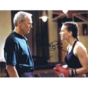  Clint Eastwood and Hilary Swank Color Unframed Photo 