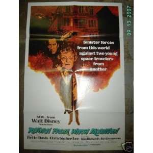  Movie Post Christopher Lee Return From Witch Mountain F11 
