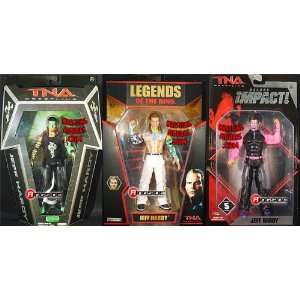 PACKAGE DEAL JEFF HARDY (GLOW PAINT, LEGENDS OF RING & DELUXE IMPACT 5 