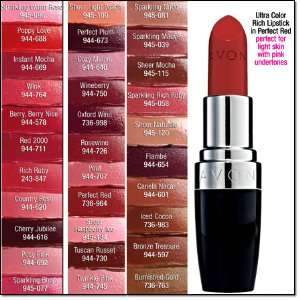  Avon Ultra Color Rich Lipstick Red 2000 
