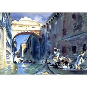  Hand Made Oil Reproduction   John Singer Sargent   32 x 22 