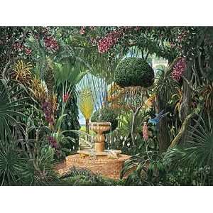  John Kiraly   Key West Garden Serigraph