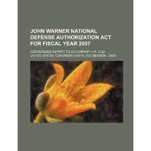  John Warner National Defense Authorization Act for Fiscal 