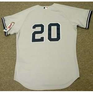 JORGE POSADA New York Yankees Majestic Authentic Away Baseball Jersey