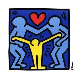  (20x20) Keith Haring Untitled Logo Against Family Violence 
