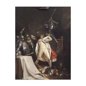 Death Of King Richard II by Francis Wheatley. size 20.75 inches width 