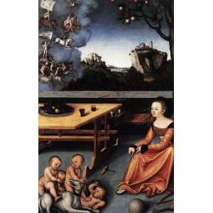 Hand Made Oil Reproduction   Lucas Cranach the Elder   32 x 50 inches 