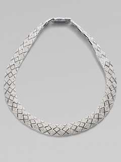 Adriana Orsini   Pavé Snakeskin Inspired Collar Necklace