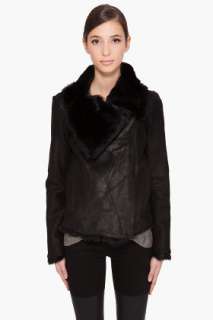 Helmut Lang Flux Fur Reversible Jacket for women  