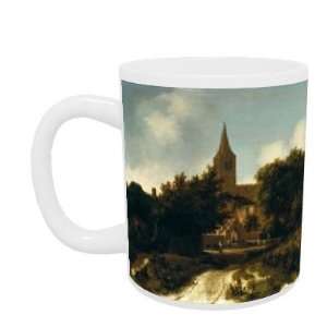   on panel) by Meindert Hobbema   Mug   Standard Size