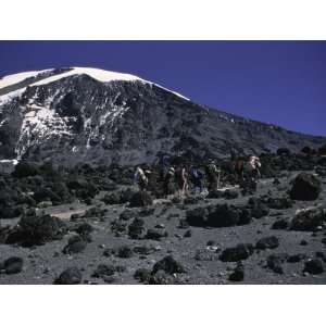   Summit, Kilimanjaro Premium Poster Print by Michael Brown, 24x32