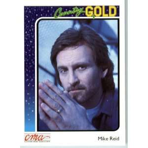 1992 Country Gold Trading Card #49 Mike Reid In a Protective Display 