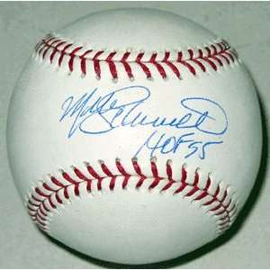 Mike Schmidt Autographed Ball   with HOF 95 Inscription