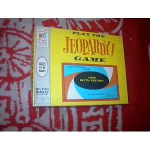  Vintage Jeopardy Game Milton Bradley 6th Edition 1964 