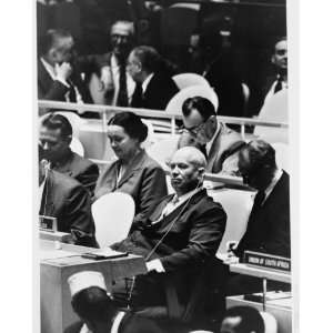  1960 photo Nikita Khrushchev, leader of the Union of 