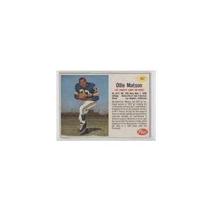  1962 Post Cereal #167   Ollie Matson Sports Collectibles