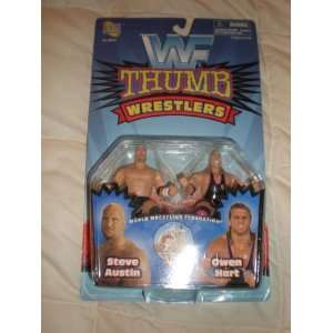   Wrestlers Steve Austin Vs Owen Hart By Jakks Pacific Toys & Games
