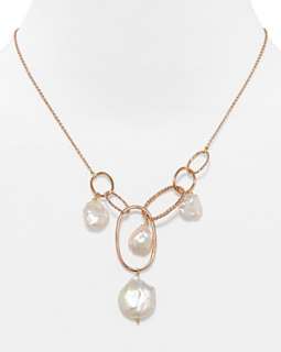 Alexis Bittar Coin Pearl Link Necklace, 16   Jewelry & Accessories 