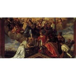 Hand Made Oil Reproduction   Paolo Veronese   24 x 12 inches   Votive 