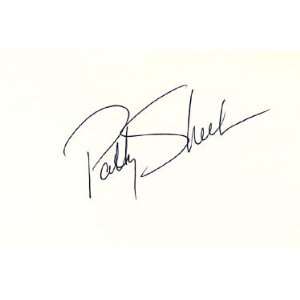 Patty Sheehan Autographed 3x5 Card
