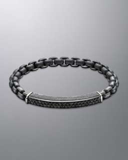 N1FP6 David Yurman Streamline Bracelet, Black Diamonds