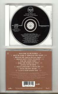 Elvis Presley   Welcome to My World rare oop (1992) CD 078635227420 