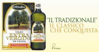 2x 1 Liter (34.0 OZ) Olitalia Extra Virgin Olive Oil Italy  