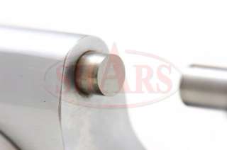 Micro lapped carbide tipped measuring face gives mirror finish on the 