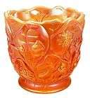 Fenton Art Glass Patio Flower Votive   Autumn Gold items in Newall 