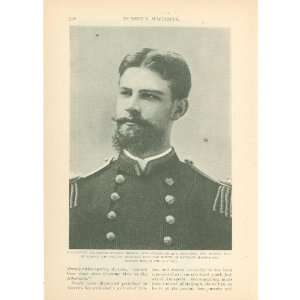    1898 Print Lieutenant Richmond Pearson Hobson 