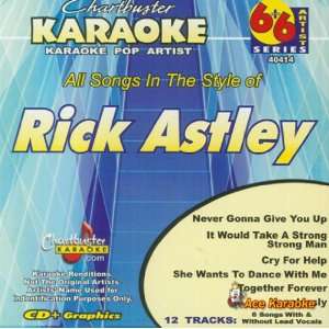   POP6 Karaoke CDG CB40414   Rick Astley Musical Instruments