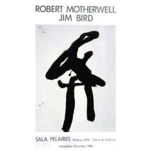    Sala Pelaires 1986 by Robert Motherwell, 22x30