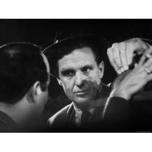  Robert Stack in Scene from TV Show The Untouchables 