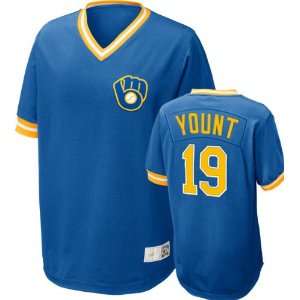  Milwaukee Brewers Robin Yount #14 Nike Royal Cooperstown V 