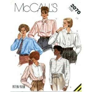  McCalls 2071 Shari Belafonte Harper Shirts Size 14 Arts 